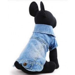 chemise en jean pour chien