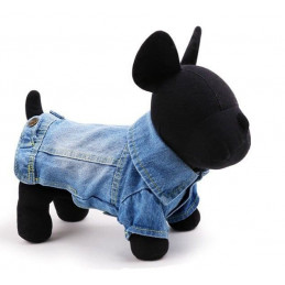 chemise jean pour petit chien