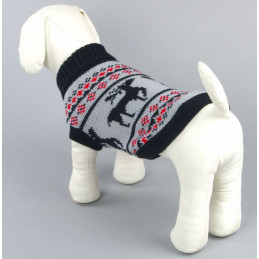 Pull motif cerf pour petit chien