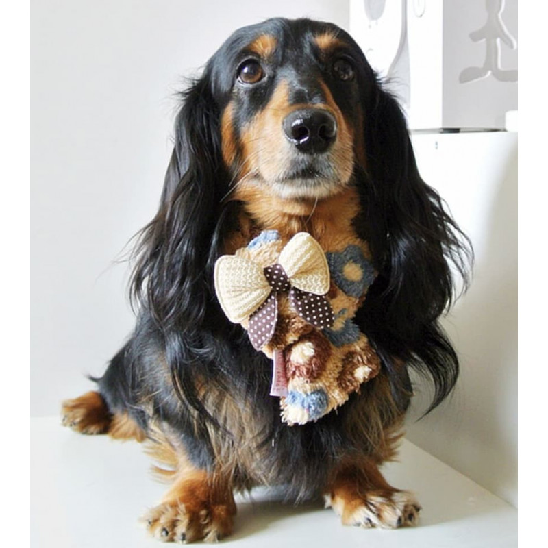 écharpe douce pour petit chien