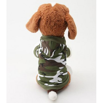 Sweat au style camouflage pour chien