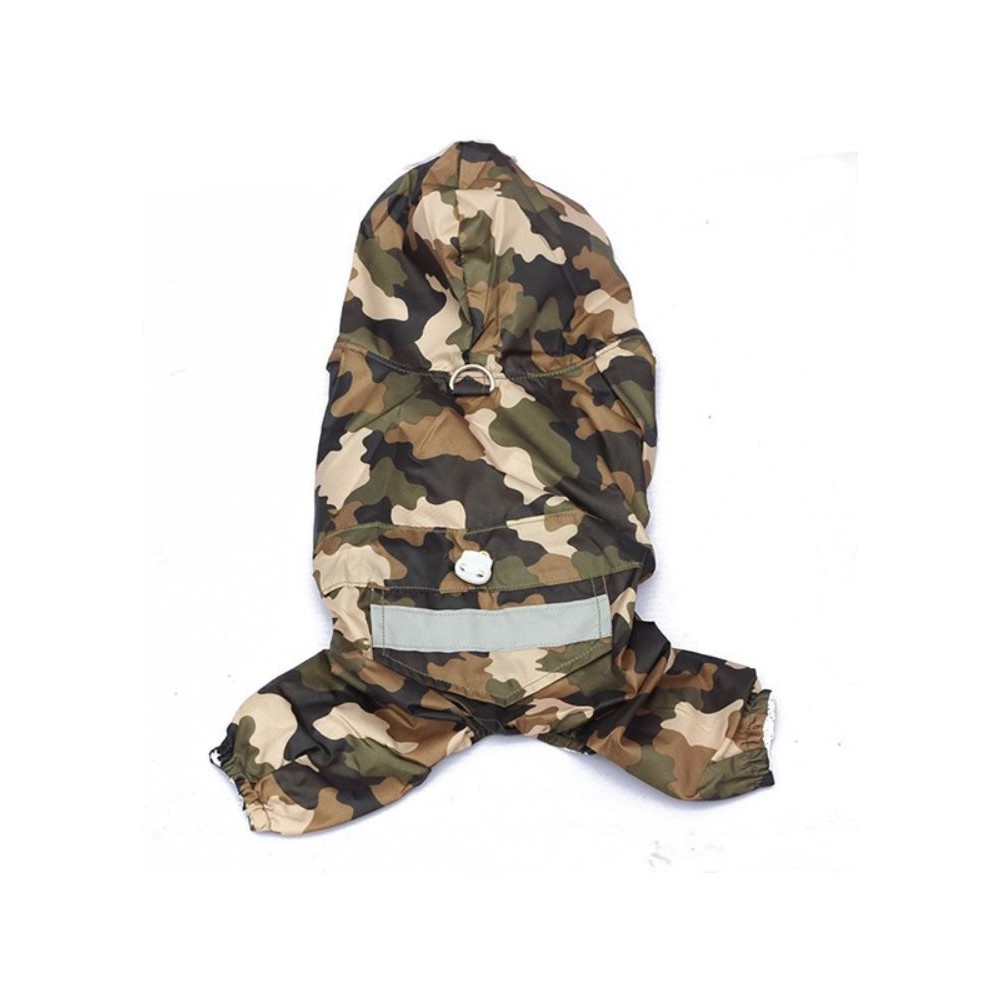 Imperméable style camouflage pour chien