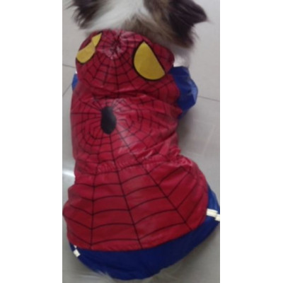 Protection pluie spiderman pour chien