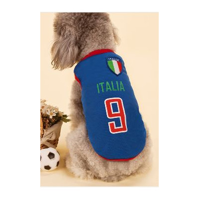 Maillots de football équipe italie pour chien