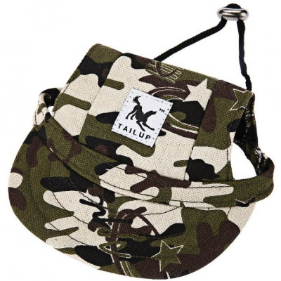 Casquette type camouflage pour chien