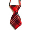 Cravate rouge écossaise pour chien
