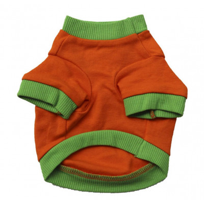 maillot citrouille d'halloween pour chien