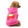 Pull motif fraises pour chien