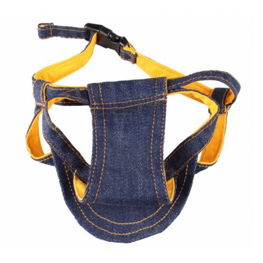 Casquette en jean pour chien