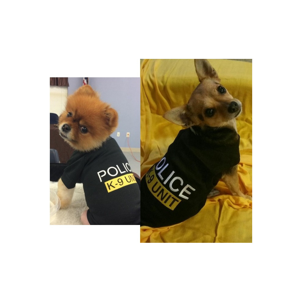 t-shirt k9 pour chien