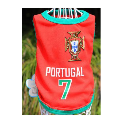 t-shirt football portugais pour chien