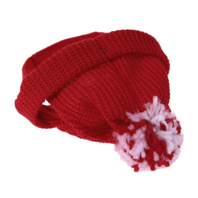 Bonnet pompon pour petit chien