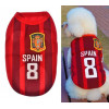 Maillot football Espagne pour chien