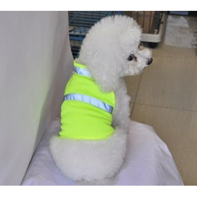 gilet jaune fluo pour petit chien