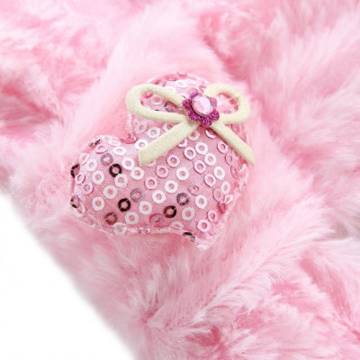 tour de cou rose pour petit chien