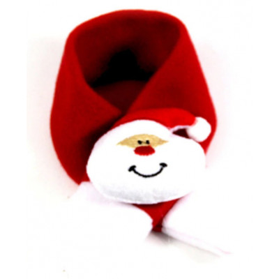 écharpe de Père Noël pour petit chien