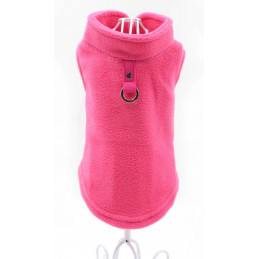 pull rose pour petit chien