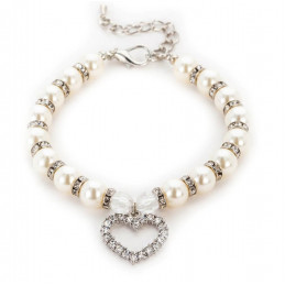 collier de perles pour chien