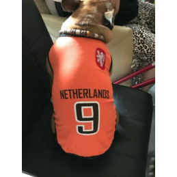 maillot de foot Pays-Bas pour petit chien