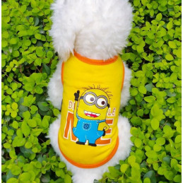 t-shirt rigolo minions pour chien