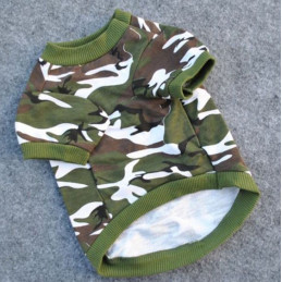 T-shirt camouflage pour petit chien