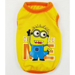 Maillot dessin animé minions pour chien