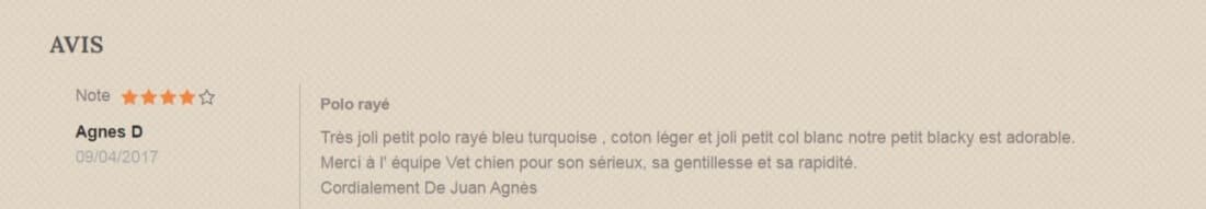 polo pour petit chien