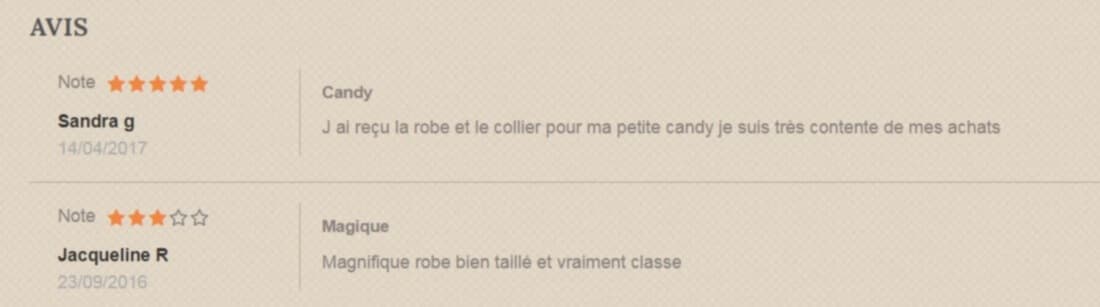 appréciation article